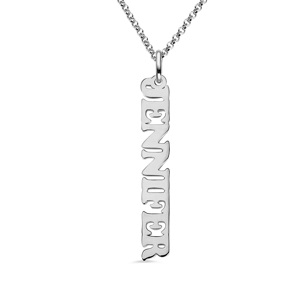 Personalized Vertical Name Necklace