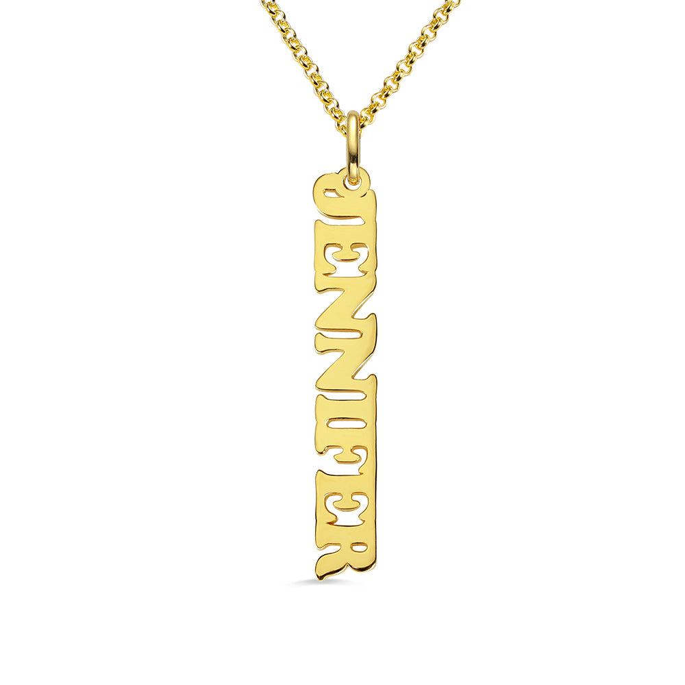 Personalized Vertical Name Necklace