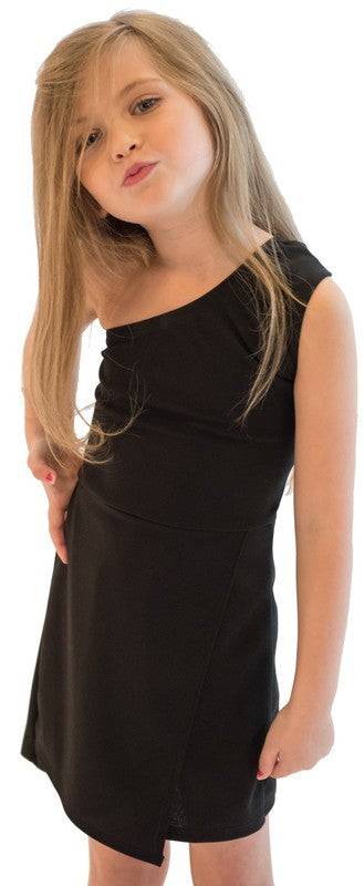 KIDS ONE SHOULDER ENVELOPE ROMPER