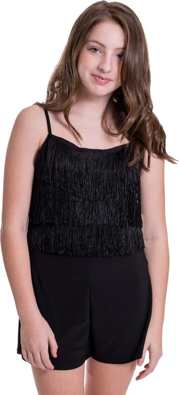 KIDS FRINGE ROMPER