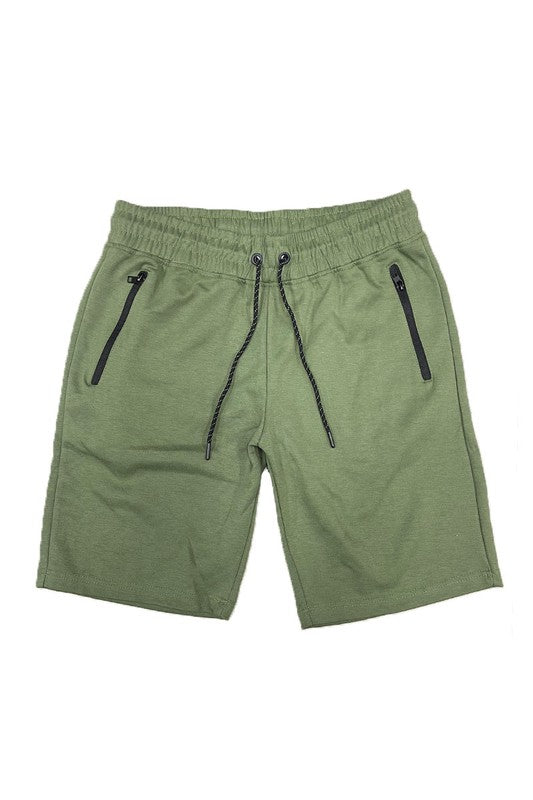 COTTON BLEND LOUNGE SWEAT SHORTS