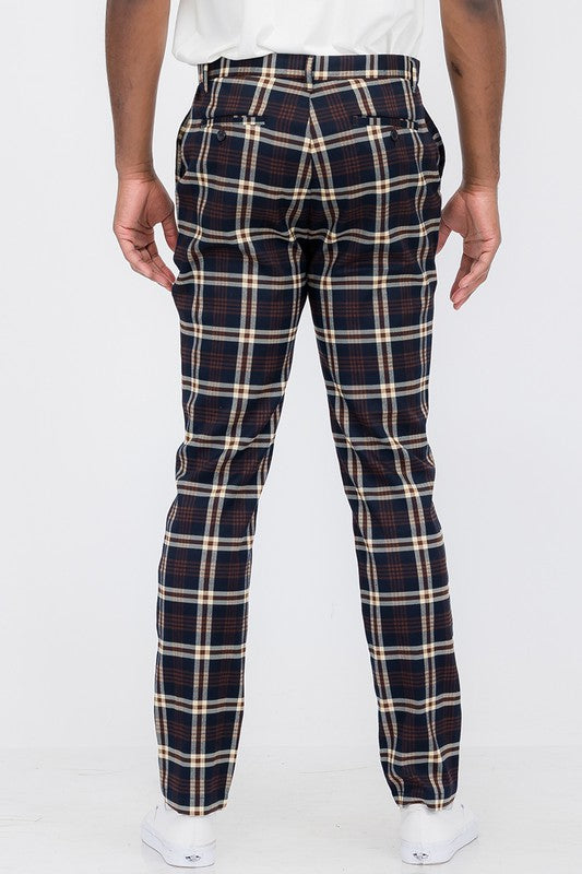 Plaid Trouser Pants