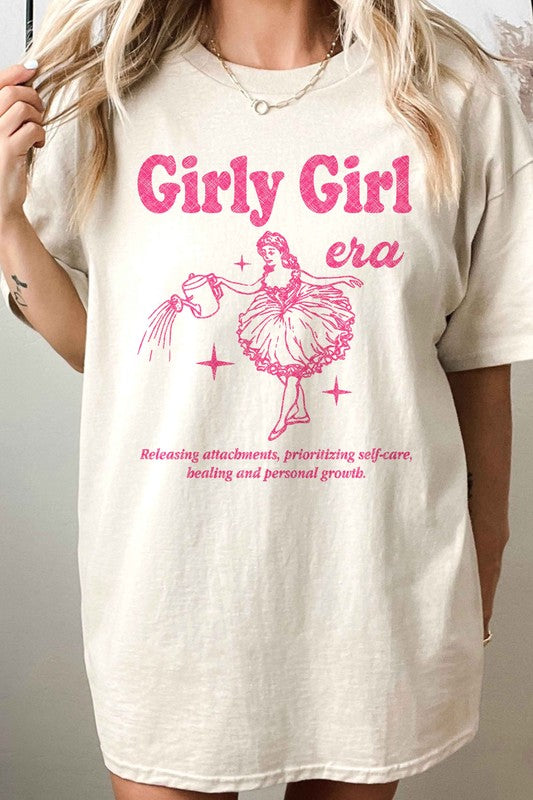 GIRLY GIRL ERA OVERSIZED TEE