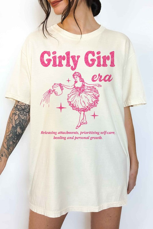 GIRLY GIRL ERA OVERSIZED TEE