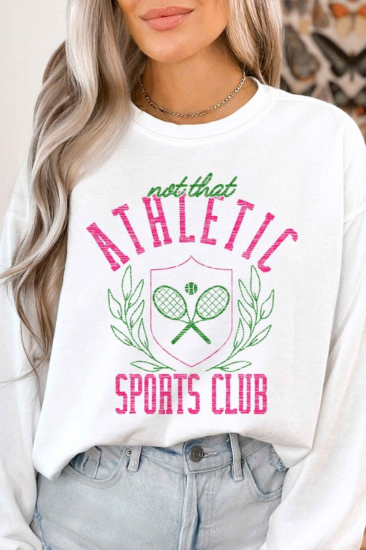 NOT THAT ATHLETIC CLUB GRAPHIC SWEATSHIRT