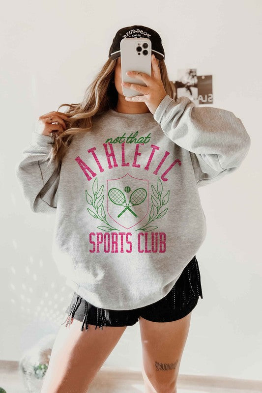 NOT THAT ATHLETIC CLUB GRAPHIC SWEATSHIRT